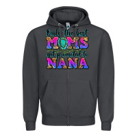 Smoke only the best moms get promoted to nana Zipper Hoodie - Zillion Design Studio