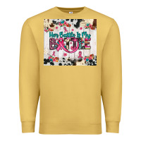 Antique Gold her battle is my battle Premium Sweatshirt - JahusDesignShop