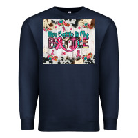 Navy her battle is my battle Premium Sweatshirt - JahusDesignShop