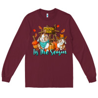 Burgundy Tis The Season Long Sleeve Tee - RanaPortraitStore