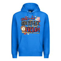 True Royal that's my brother on that field  baseball Premium Hoodie - MaliasSmallBusiness