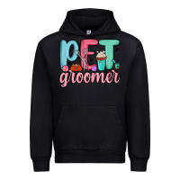 Black pet groomer Urban Hoodie - MaliasSmallBusiness