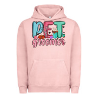 Pigment Salmon pet groomer Urban Hoodie - MaliasSmallBusiness