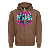 Chestnut mama vibes Zipper Hoodie - Zillion Design Studio