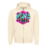 Sandshell mama vibes Zipper Hoodie - Zillion Design Studio