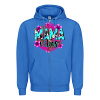 True Royal mama vibes Zipper Hoodie - Zillion Design Studio