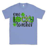 Colony Blue st. Patrick's day one lucky teacher Classic Tee - RanaPortraitStore