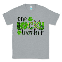 Heather Grey st. Patrick's day one lucky teacher Classic Tee - RanaPortraitStore