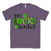 Lavender st. Patrick's day one lucky teacher Classic Tee - RanaPortraitStore