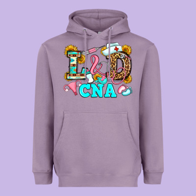 Labor And Delivery Cna Heavyweight Hoodie Designed By Jahusdesignshop