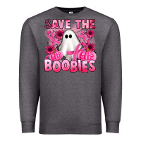 Charcoal Heather save the boobies Premium Sweatshirt - Artiststas
