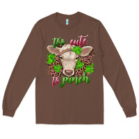 Chestnut Too cute to pinch charolais calf Long Sleeve Tee - RanaPortraitStore