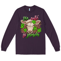 Plum Too cute to pinch charolais calf Long Sleeve Tee - RanaPortraitStore