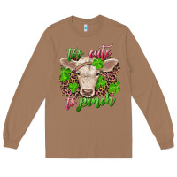 Toasted Coconut Too cute to pinch charolais calf Long Sleeve Tee - RanaPortraitStore