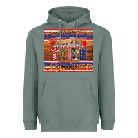 Sage 4th of July sparkler tribe Heavyweight Hoodie - HRA Design Shop