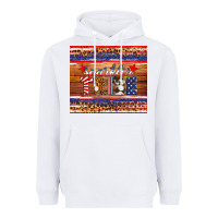 White 4th of July sparkler tribe Heavyweight Hoodie - HRA Design Shop