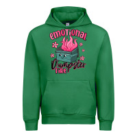 Emerald emotional dumpster fire Urban Hoodie - MaliasSmallBusiness
