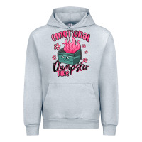 Heather Grey emotional dumpster fire Urban Hoodie - MaliasSmallBusiness