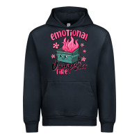 Navy emotional dumpster fire Urban Hoodie - MaliasSmallBusiness