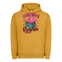 Pigment Peanut Butter emotional dumpster fire Urban Hoodie - MaliasSmallBusiness