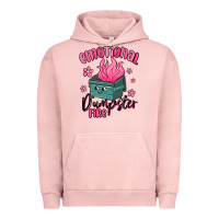 Pigment Salmon emotional dumpster fire Urban Hoodie - MaliasSmallBusiness