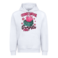 White emotional dumpster fire Urban Hoodie - MaliasSmallBusiness