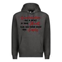 Charcoal Heather grandchildren fill a space in your heart Premium Hoodie - MaliasSmallBusiness