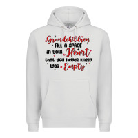 Dove Grey grandchildren fill a space in your heart Premium Hoodie - MaliasSmallBusiness