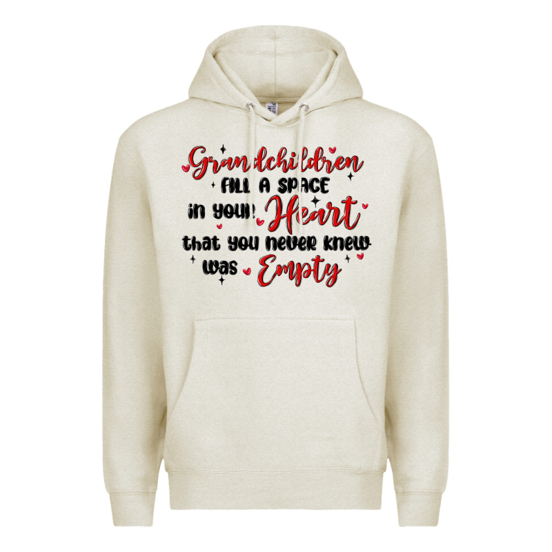 Grandchildren Fill A Space In Your Heart Premium Hoodie by MaliasSmallBusiness | Teevron