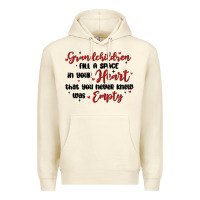 Sandshell grandchildren fill a space in your heart Premium Hoodie - MaliasSmallBusiness