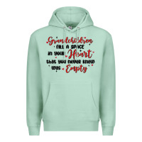 Seafoam grandchildren fill a space in your heart Premium Hoodie - MaliasSmallBusiness