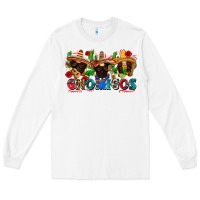 White gnomigos Long Sleeve Tee - Zillion Design Studio