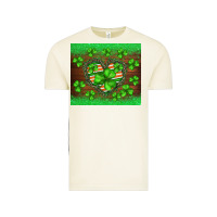 Vintage Arctic st.patricks heart shamrocks glitter Vintage Tee - BarkalooDesign