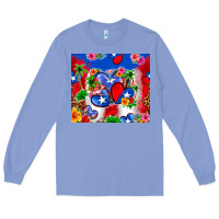 Colony Blue puerto rico hearts Long Sleeve Tee - Zillion Design Studio