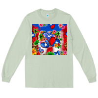 Matcha puerto rico hearts Long Sleeve Tee - Zillion Design Studio
