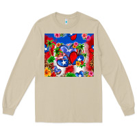 Mushroom puerto rico hearts Long Sleeve Tee - Zillion Design Studio