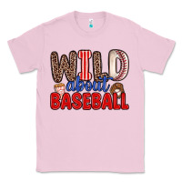 Bubblegum Pink wild about baseball Classic Tee - Zillion Design Studio