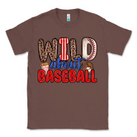 Chestnut wild about baseball Classic Tee - Zillion Design Studio