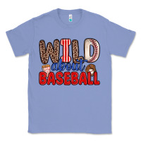 Colony Blue wild about baseball Classic Tee - Zillion Design Studio