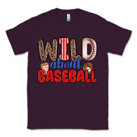 Plum wild about baseball Classic Tee - Zillion Design Studio
