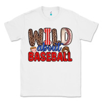White wild about baseball Classic Tee - Zillion Design Studio
