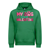 Emerald my dog is my valentine Urban Hoodie - MaliasSmallBusiness