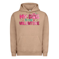 My Dog Is My Valentine Urban Hoodie | Teevron