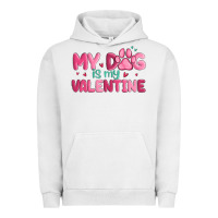 Pigment Lunar Rock my dog is my valentine Urban Hoodie - MaliasSmallBusiness