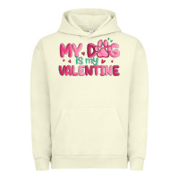 Pigment Pistachio my dog is my valentine Urban Hoodie - MaliasSmallBusiness