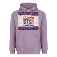 Lavender 4th of july little miss America Heavyweight Hoodie - HRA Design Shop