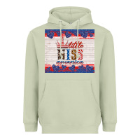 Matcha 4th of july little miss America Heavyweight Hoodie - HRA Design Shop