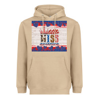 Mushroom 4th of july little miss America Heavyweight Hoodie - HRA Design Shop