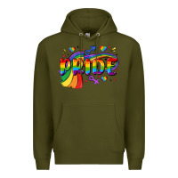Army Green pride Premium Hoodie - MaliasSmallBusiness