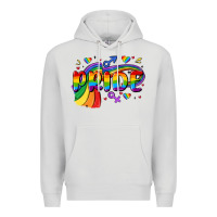 Dove Grey pride Premium Hoodie - MaliasSmallBusiness